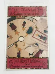 Primitive Quilt Applique Christmas Tree Skirt UNCUT Pattern Out on a Whim