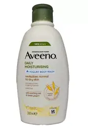 Aveeno Daily Moisturising Body Wash Yoghurt 300ml Normal to Dry Skin Revitalises