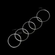 5 Pcs 9FT Fly Fishing Tapered Leader Nylon Line Leader Fishing Line With Loop