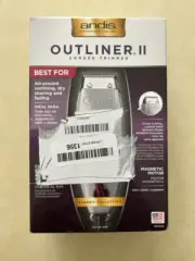 Andis 04603 Professional Outliner ll Square Blade Beard Trimmer - Blade Zero Gap