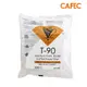 【CAFEC】三洋日本製T90深焙豆專用白色錐形咖啡濾紙(2-4人份)100張 MC4-100W
