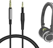 Geekria Audio Cable Compatible with AKG Q460, K480, K430, K450, K451, K452, JBL J55 Series, J88 Series Headphones, 2.5mm to 3.5mm Braided Nylon Replacement Stereo Cord (1.9ft/0.6m)