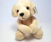 Russ Plush Puppy Dog Labrador Beige Cute 2019 Magnetic Paws NWT 5"