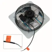 16" Wall Mounted Shutter Exhaust Fan High Speed Garage Shop Attic Without Plug
