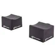 RACE RAMPS PAIR OF TWO 10" 10 INCH TALL WHEEL CRIBS SUPERCAR EXTRA WIDE VERSION