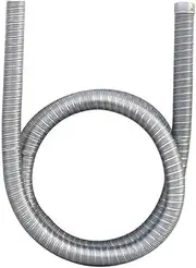 NTKLKVSVFP Double-Layer Exhaust Pipe Stainless Steel Parking Heater Accessories fine Thread Screw lengthening Extension Thickened Exhaust Pipe(24-0.6mwithfirecap)