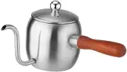 PEPLAYTAL Spout Coffee Pot Stainless Steel Kettle Handle Lightweight Portable Coffee Brewer for Home Office Cafe and Tea House Easy to Clean Comfortable Grip