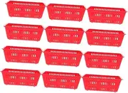 12pcs Coin Storage Baskets Stackable Plastic Bins for Game Machine Tokens Coin Organization Efficient Versatile for Collectors Gaming Use