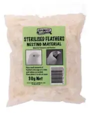 Nesting Feathers Steralised Nesting Material Breeding Canary Finches - 3 Sizes