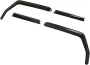 QVQOCUKS Car Side Window Deflectors Vent Visors Compatible for Jeep Wrangler JL Unlimited 18-20 JK 2007-2018 Window Visor Car Styling Exterior Accessories(for jl 18-20 4door)
