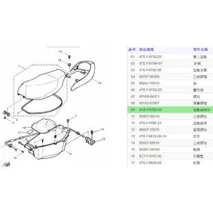 俗俗賣YAMAHA山葉原廠 座墊鎖總成 新勁戰 GTR RAY BWS R S MAX 料號：5ML-F4780-00