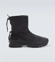 [Auralee] Auralee x Foot The Coacher suede boots AU 10 black