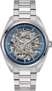 Bulova Surveyor Automatic Skeleton Dial Mens Watch 96A292