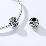 Solid 925 Sterling Silver European Amour Charm