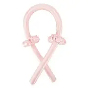 Heatless Foam Hair Curler / Scrunchie / Hair Claw Clip / Set Set of 3 - Hair Curler & 2 Pcs Scrunchie - Light Pink - One Size