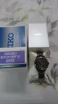 在飛比找Yahoo!奇摩拍賣優惠-SEIKO BS7T92 精工錶 手錶 防水100M三眼計時