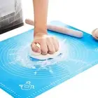 Silicone Baking Mat, Non-Stick Anti-Slip Pastry Sheet, Dishwasher Safe (50x40cm)