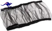 Bird Cage Seed Catcher Seeds Guard Parrot Nylon Mesh Net Cover Stretchy Shell Sk