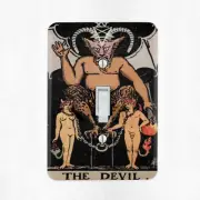 The Devil Tarot Card Light Switch Cover Arcana Astrology Mysticism Divination