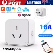 Tuya Zigbee WiFi 16A Smart Socket AU Plug Voice Control for Alexa Google Home AU