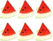 Zerodeko Napkin Rings 6pcs Watermelon Napkin Holders Elegant Dining Table Decor
