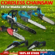 Cordless Electric 4-18 INCH Chainsaw Wood Saw Cutter Saw For Makita 18V Battery