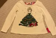 NWT Cynthia Rowley Top Christmas Girls Size 5/6