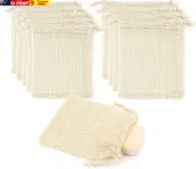 10 Pcs Soap Saver Pouch, Foaming and Drying Soap Net, Bar Soap Mess Bag for Exfo