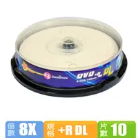 在飛比找PChome24h購物優惠-DataStone 精選日本版 DVD+RDL 8X 桶裝 