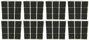 72 Foam Rubber Furniture Floor Scratch Protector Bumper Pads Non-Skid Self Stick