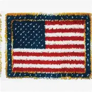 FlagCraft DIY Latch Hook Kit - National Flag Yarn Rug Pattern for Arts, Crochet,