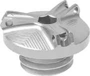 YZF R1 Engine Oil Cap Bolt Screw Filler Cover Compatible with YZF-R1M YZFR1 2002 2003 2004 2005 2006 2007 2008 2009 2010 2011 2012(Silver)