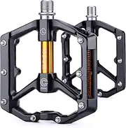 [CXWXC] Road/MTB Bike Pedals - Aluminum Alloy Bicycle Pedals - Mountain Bike Pedal with Removable Anti-Skid Nails