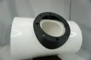 Tube speaker component: 2 x 5.25" speaker pods for 6"sch40 tube