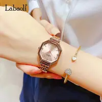 在飛比找Yahoo!奇摩拍賣優惠-手錶 機械錶 石英錶 男錶 labaoli拉寶麗新款多邊形鋼