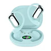 ZUSLAB Open Ear Bluetooth 5.4 Headphones, Wireless Earbuds, 50H Playtime, Waterproof, Ear Hooks - Blue