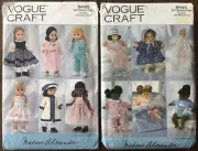 Vogue Craft Madame Alexander Doll Clothing Pattern Set # 8495 & # 8496