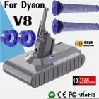 9500mAh Battery for Dyson V8 Animal SV10 Absolute Motorhead Pro Vacuum / Filters