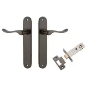 Stirling Lever Oval Backplate Passage Kit Signature Brass
