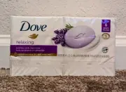 Dove Relaxing Lavender Oil and Chamomile Beauty Bar - 6 Bar Pack (3.75 oz Each)