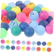 TOYANDONA 1 Set Colorful Raffle Game Balls Balls for Home Party Carnival Christmas Celebrations Fun Party Game Props Easy to Carry and Fill with Surprises