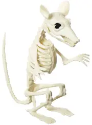 Rat Skeleton 17cm Halloween Decoration