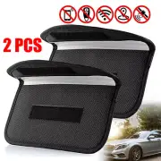 2 Pack Faraday Bag Cell Phone Wallet Blocker Radiation Signal Shielding Case
