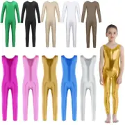 Kids Girls Ballet Dance Gymnastics Leotard Jumpsuit Fitness Tank Unitard Costume
