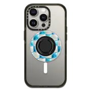 Snappy Ring Holder Mirror Snappy™ Ring Holder MagSafe Compatible Balloon Checkers - Sky Blue