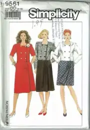 Simplicity Sewing Pattern 9561 Miss Petite Culottes Jacket Size 4-10