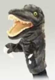 Folkmanis T-Rex Stage Hand Puppet Large 15” Dinosaur Tyrannosaurus Plush