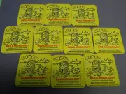 VINTAGE BELLOWS WHISKEY LOUISVILLE KENTUCKY HAD ROUGH DAY DESERT CACTUS COASTERS