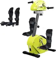 Foot Pedal Exerciser Cycle Bike,Leg Arm Cardio Training Table Resistance Rehabilitation Stationary Mini Exercise (Color : F)