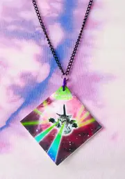 [Suzywan Deluxe] Major Lazer Galactic Cat Necklace